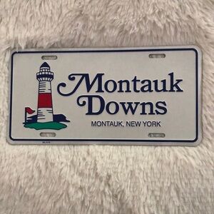 Montauk Downs ⛳️ Golf Course Metal License Plate NEW